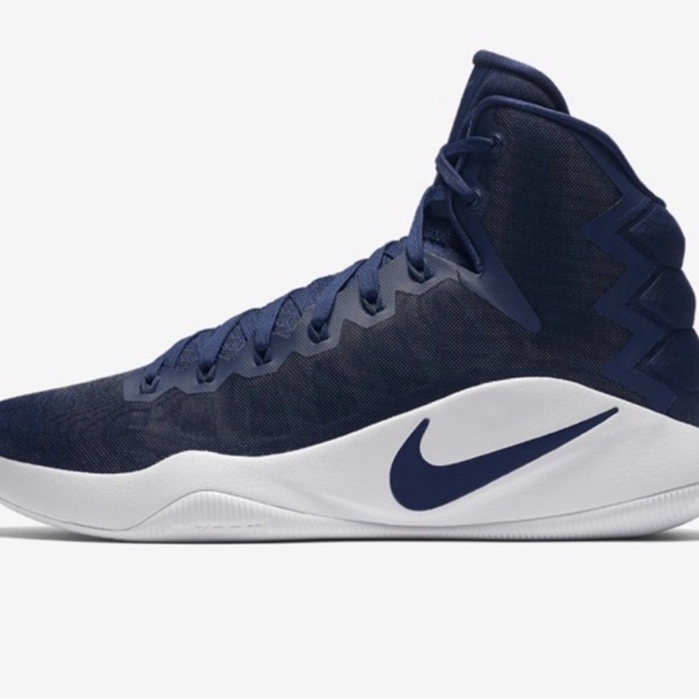 Nike Dark Blue and White Athletic Sneakers